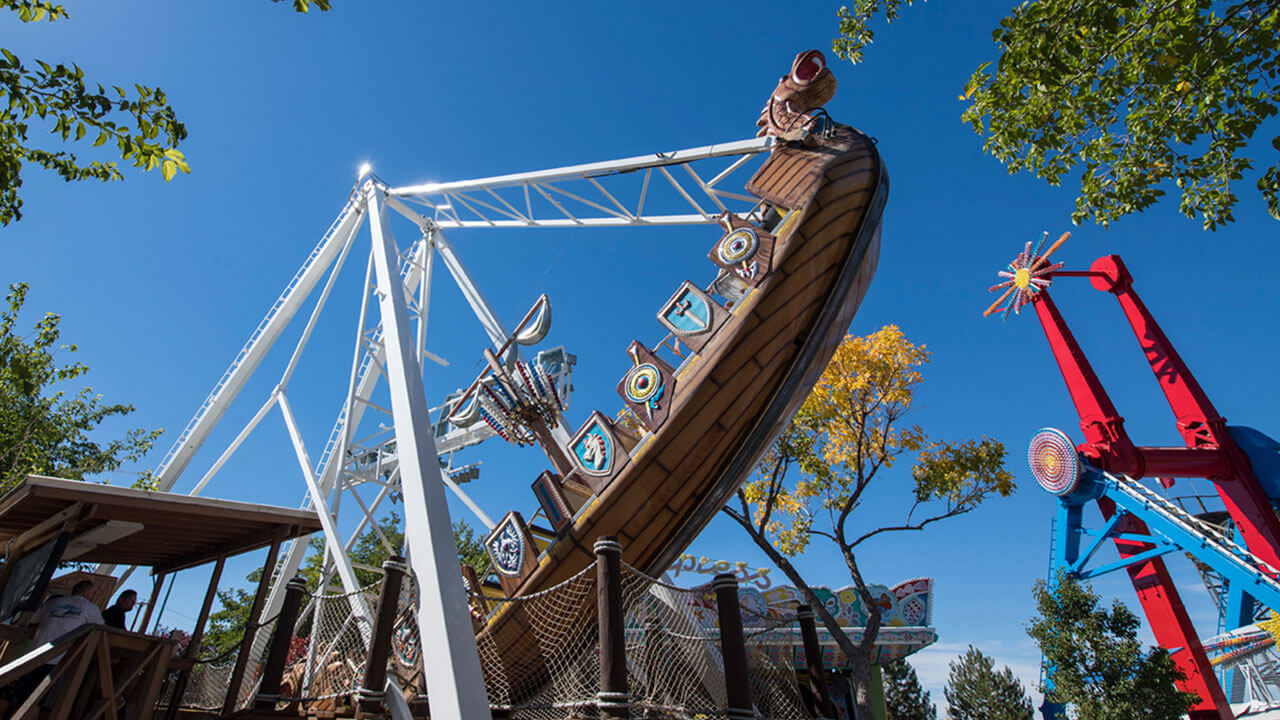 Sea Dragon ride at Cliffs Amusement Park