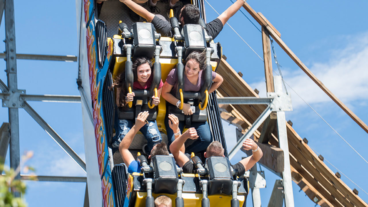 Fire Ball Ride at Cliffs Amusement Park