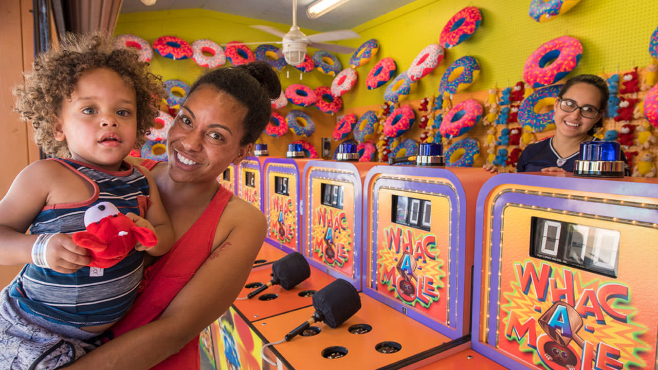 Whac-A-Mole at Cliffs Amusement Park