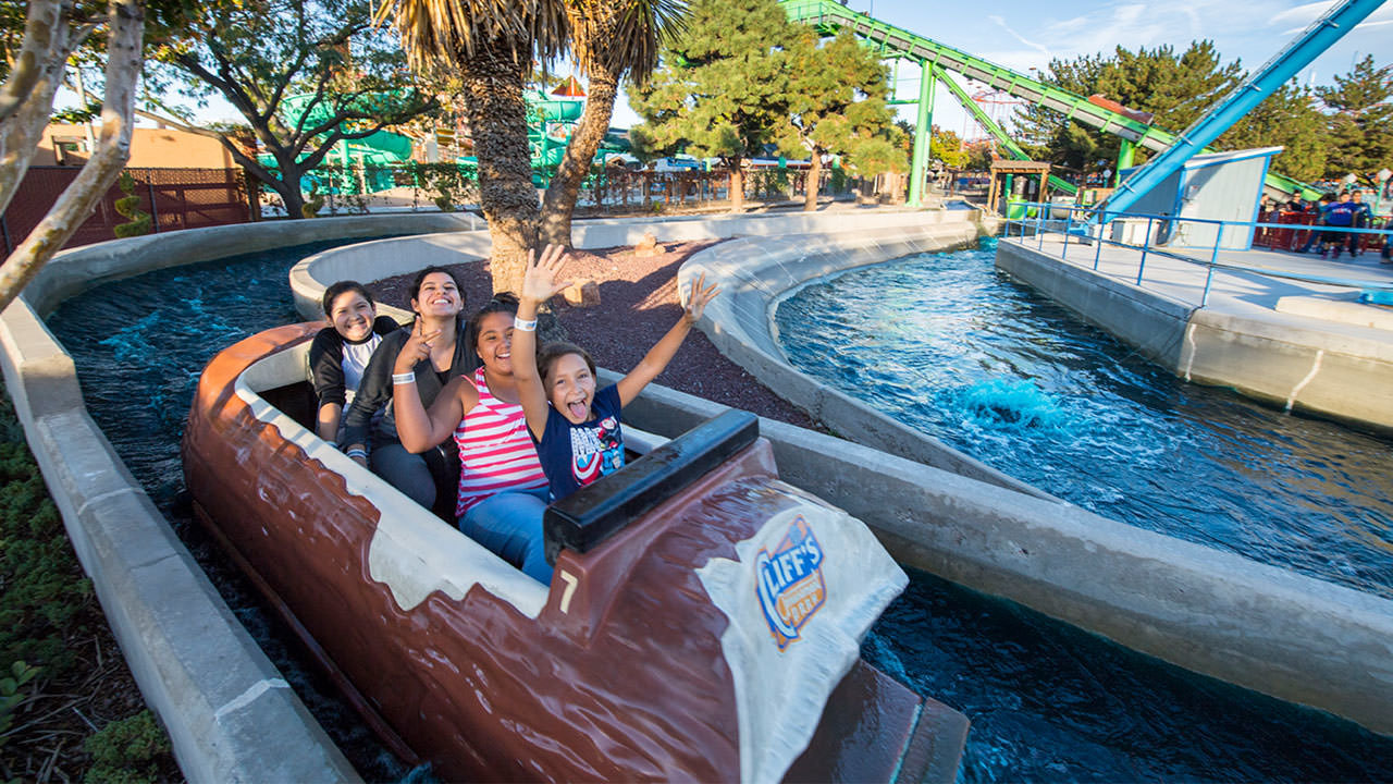 Rocky Mountain Rapids ride at Cliffs Amusement Park