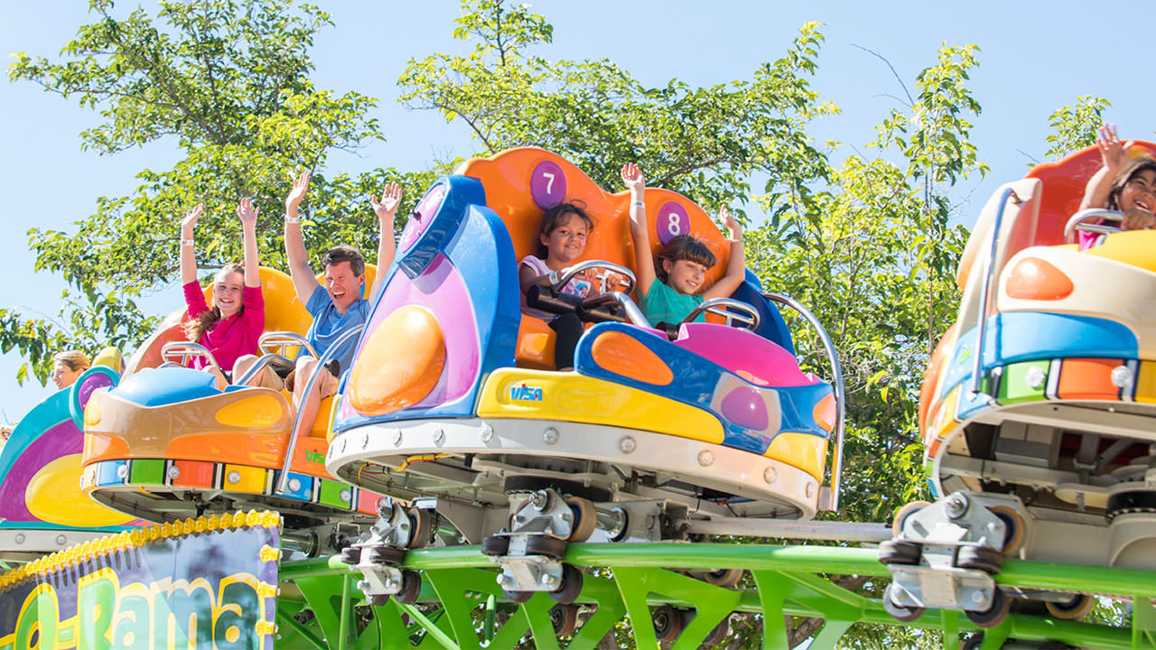 Spin-O-Rama ride at Cliffs Amusement Park