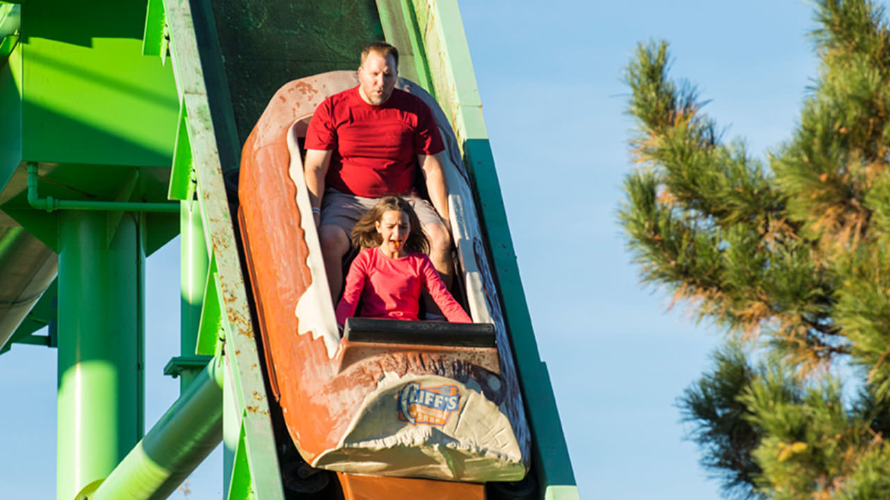 Rocky Mountain Rapids ride at Cliffs Amusement Park