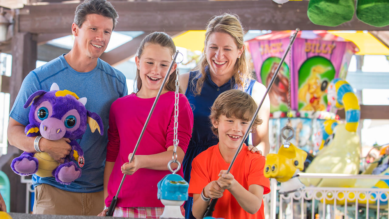 Frog Fishing at Cliffs Amusement Park