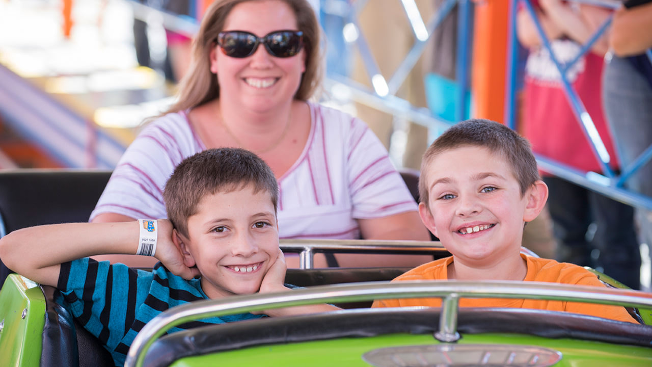 Guests on Galaxi Coaster