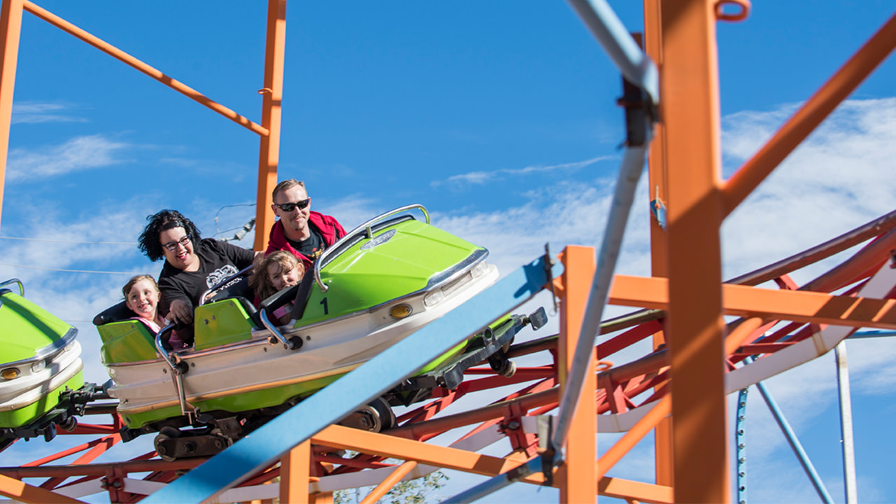 Guests on Galaxi Coaster