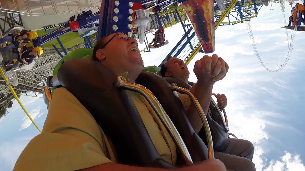 2 people upside down